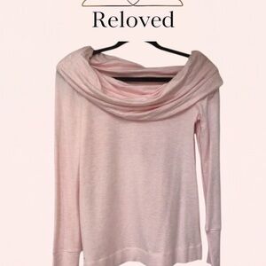 Lilly Pulitzer Soft Pink Cowl Neck Sweater